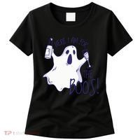 Here I Am For The Boos Funny Ghost Women's T-Shirt thumb 0