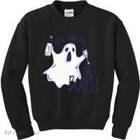 Here I Am For The Boos Funny Ghost Kids Sweatshirt thumb 0