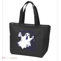 Here I Am For The Boos Funny Ghost Tote Bag thumb 3