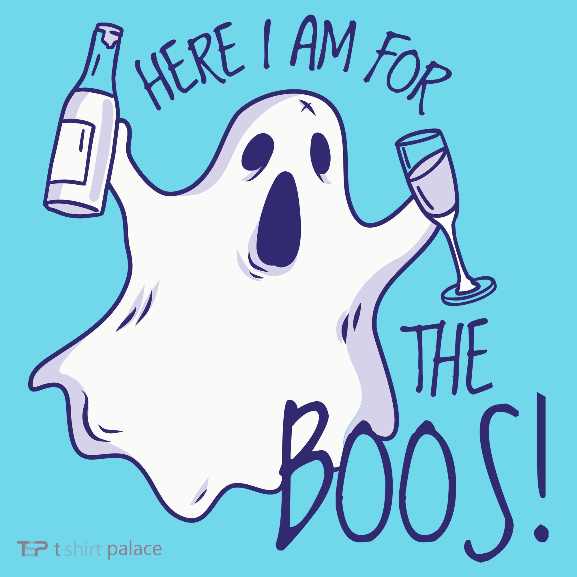 Here I Am For The Boos Funny Ghost Long Sleeve Shirt