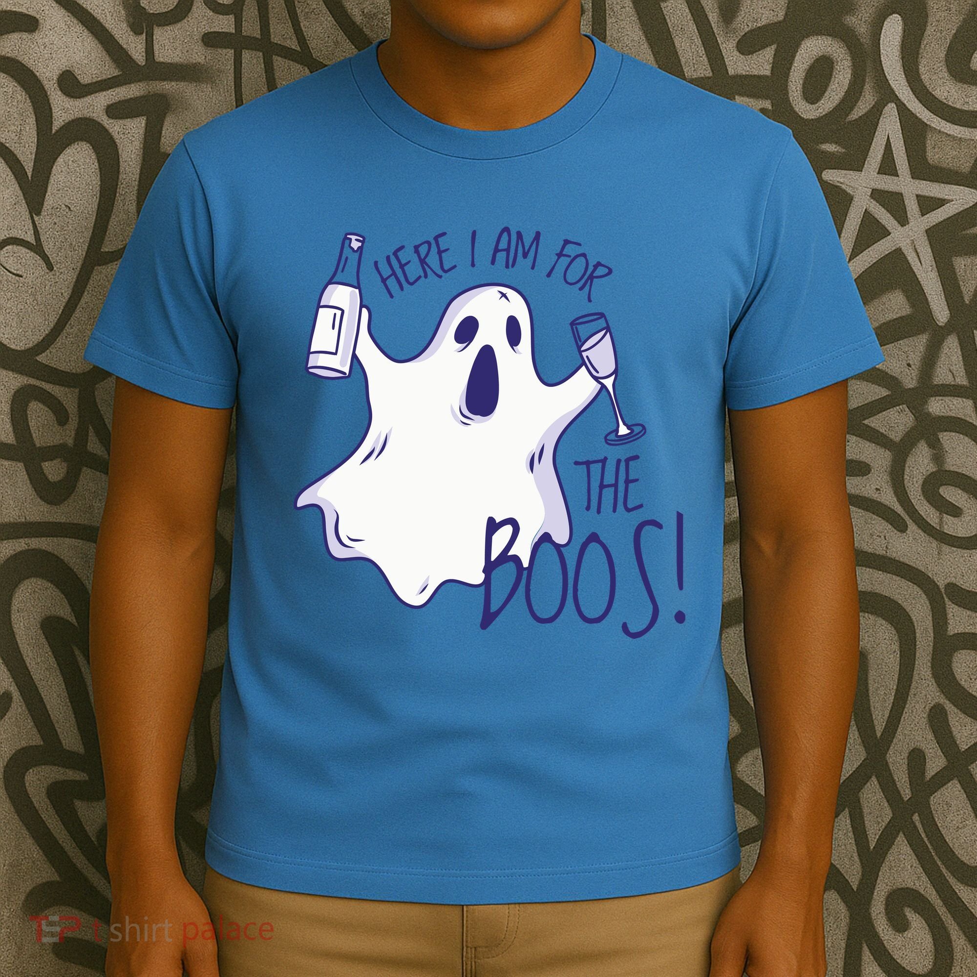 Here I Am For The Boos Funny Ghost T-Shirt