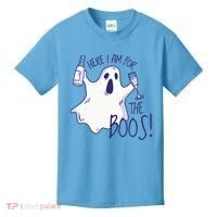 Here I Am For The Boos Funny Ghost Kids T-Shirt thumb 0