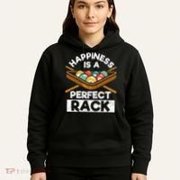 Happiness Is A Perfect Rack Funny Pool Billiard Player Hoodie thumb 5