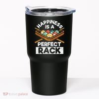 Happiness Is A Perfect Rack Funny Pool Billiard Player Tumbler thumb 0