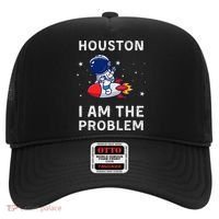 Houston I Am The Problem Funny Astronaut Rocket Space Hat thumb 0