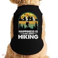 Happiness Is A Day Spent Hiking Scenic Views Gift Doggie Tank thumb 0
