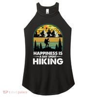 Happiness Is A Day Spent Hiking Scenic Views Gift Women's Perfect Tri Rocker Tank thumb 0