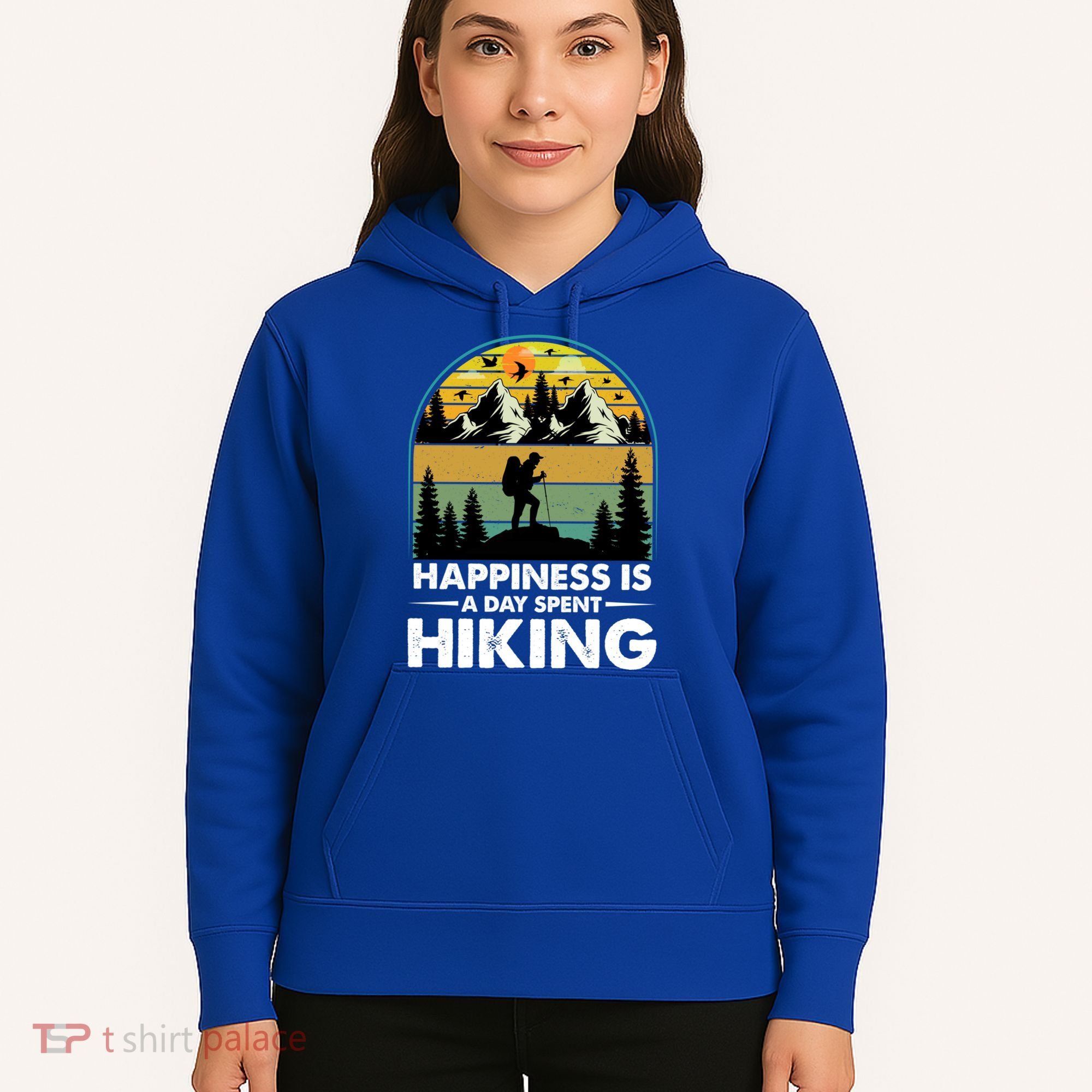 Happiness Is A Day Spent Hiking Scenic Views Gift Hoodie