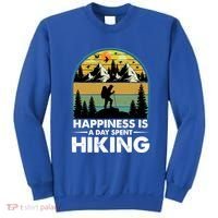 Happiness Is A Day Spent Hiking Scenic Views Gift Sweatshirt thumb 0