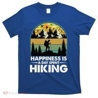 Happiness Is A Day Spent Hiking Scenic Views Gift T-Shirt thumb 0