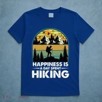 Happiness Is A Day Spent Hiking Scenic Views Gift T-Shirt thumb 5