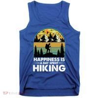Happiness Is A Day Spent Hiking Scenic Views Gift Tank Top thumb 0