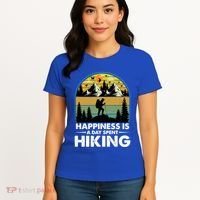 Happiness Is A Day Spent Hiking Scenic Views Gift Women's T-Shirt thumb 4