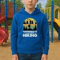 Happiness Is A Day Spent Hiking Scenic Views Gift Kids Hoodie thumb 2