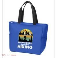Happiness Is A Day Spent Hiking Scenic Views Gift Tote Bag thumb 3