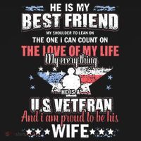 He Is A US Veteran And Im Proud To Be His Wife Women's Hoodie thumb 2