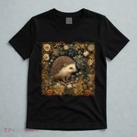 Hedgehog In A Forest William Morris Style T-Shirt thumb 5