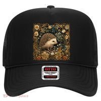 Hedgehog In A Forest William Morris Style Hat thumb 0