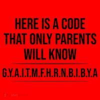 Here Is A Code That Only Parents Will Know Funny Letter Santa Hat thumb 1