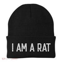 Halloween I Am A Rat Funny Rats Lover I Heart Rat Beanie thumb 0
