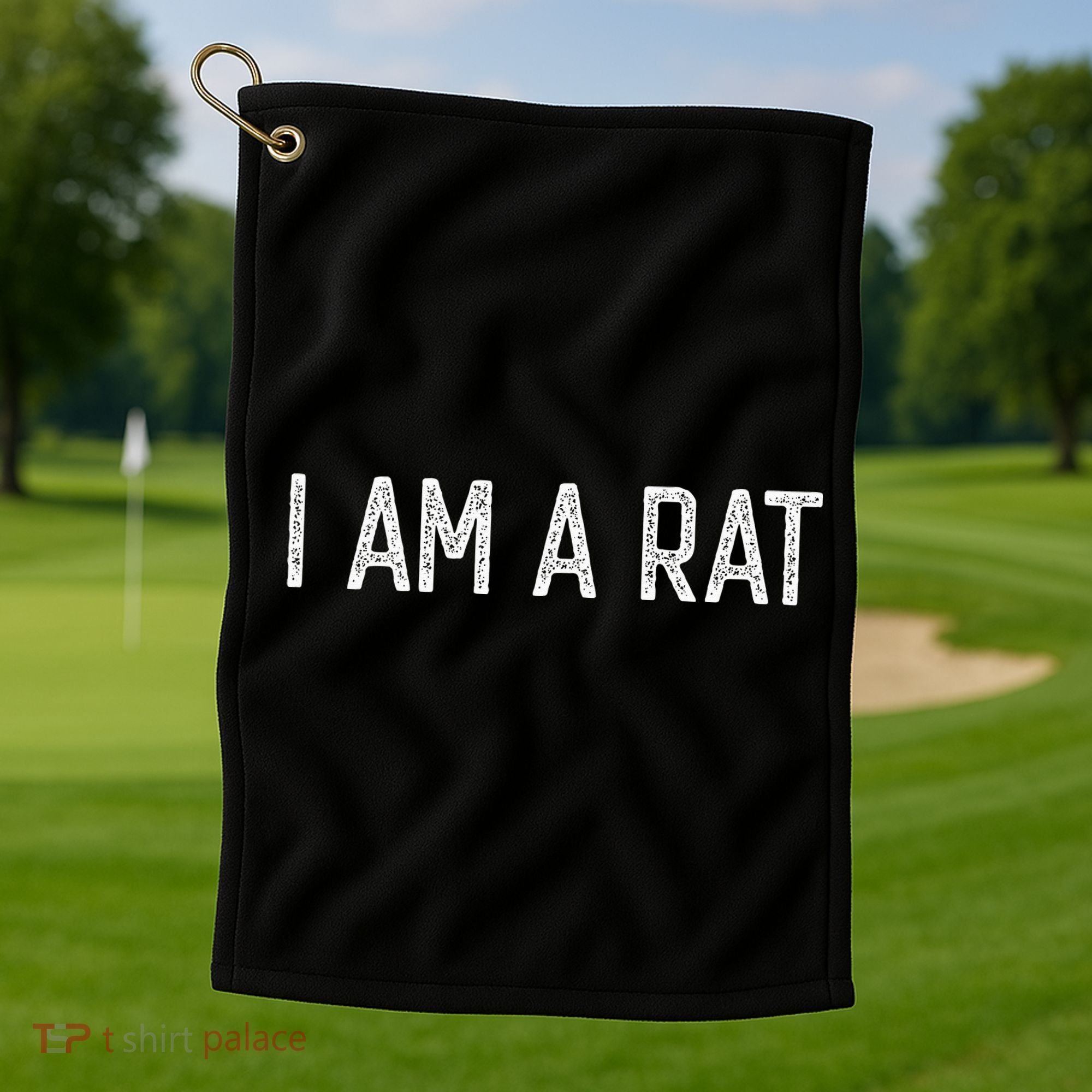 Halloween I Am A Rat Funny Rats Lover I Heart Rat Golf Towel