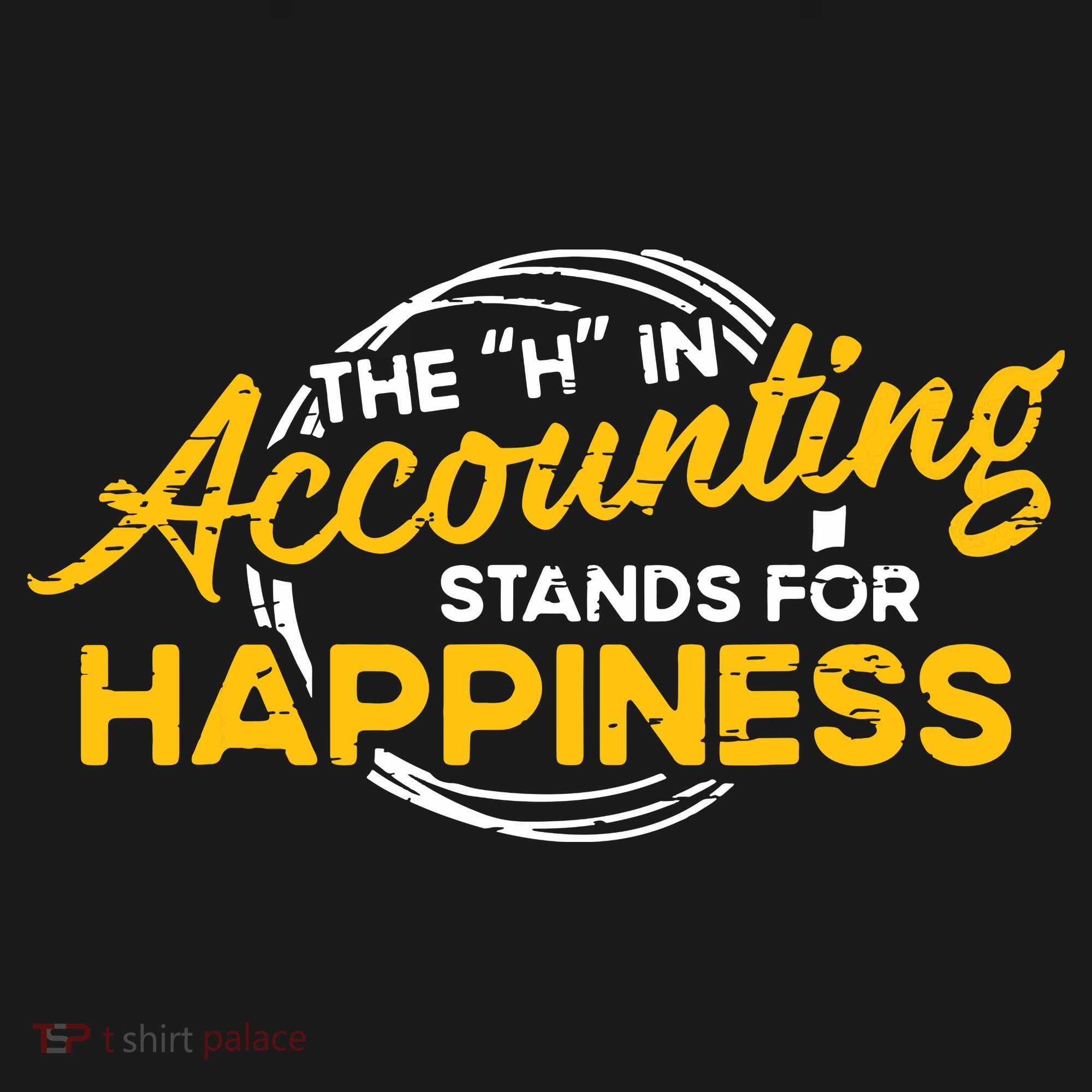 H In Accounting Stands For Happiness Accountant Accounting Women's Hoodie
