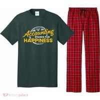 H In Accounting Stands For Happiness Accountant Accounting Pajama Set thumb 0