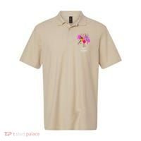 Happiness Is Being A Grandmom Gift Grandma Mom Flower Polo thumb 0