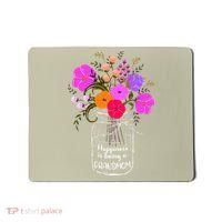 Happiness Is Being A Grandmom Gift Grandma Mom Flower Mousepad thumb 0