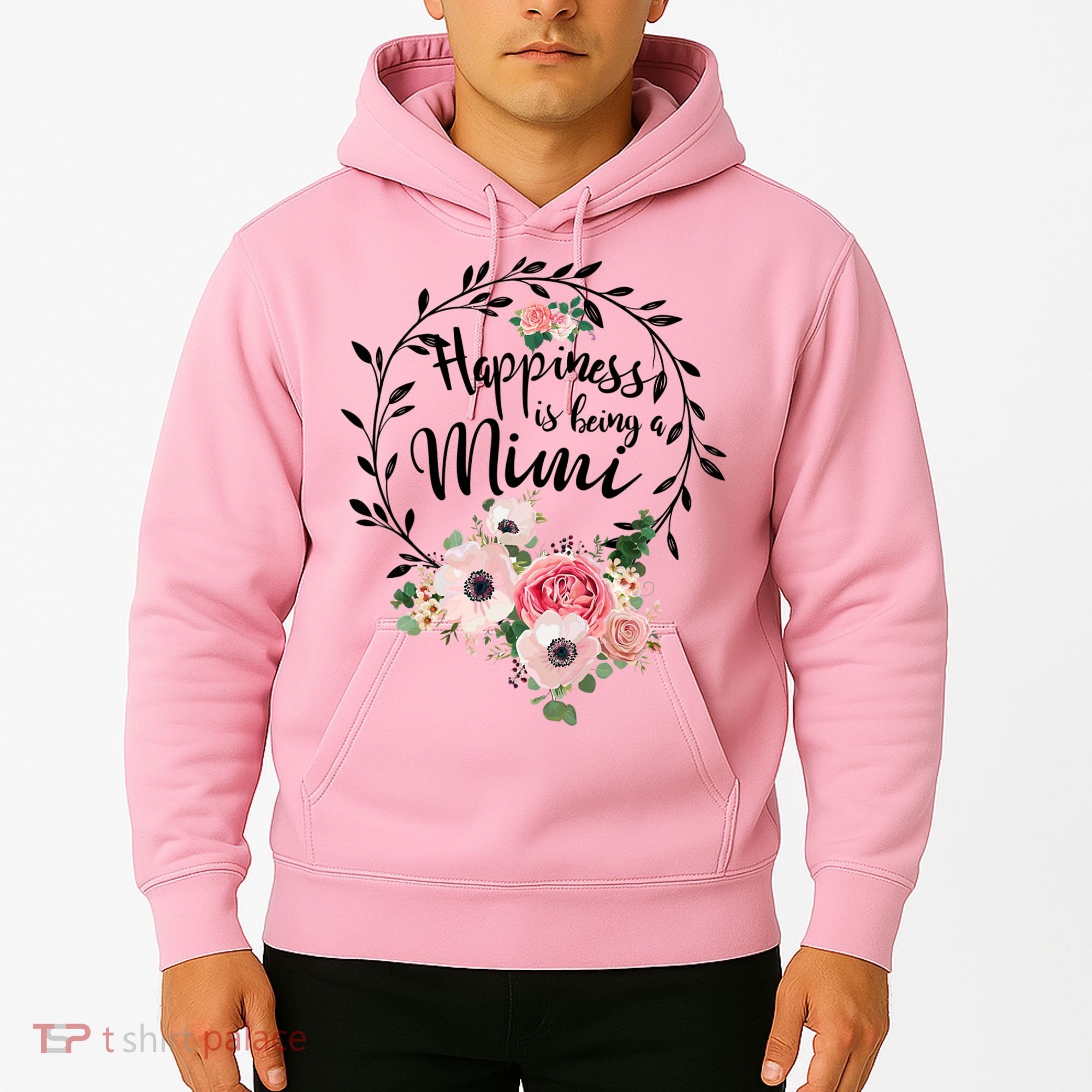 Happiness Is Being A Mimi Shirt Floral Hoodie