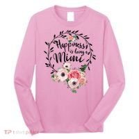 Happiness Is Being A Mimi Shirt Floral Long Sleeve Shirt thumb 0