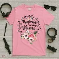 Happiness Is Being A Mimi Shirt Floral T-Shirt thumb 5