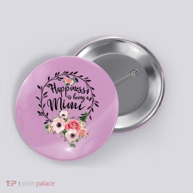 Happiness Is Being A Mimi Shirt Floral Button