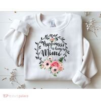 Happiness Is Being A Mimi Shirt Floral Sweatshirt thumb 2