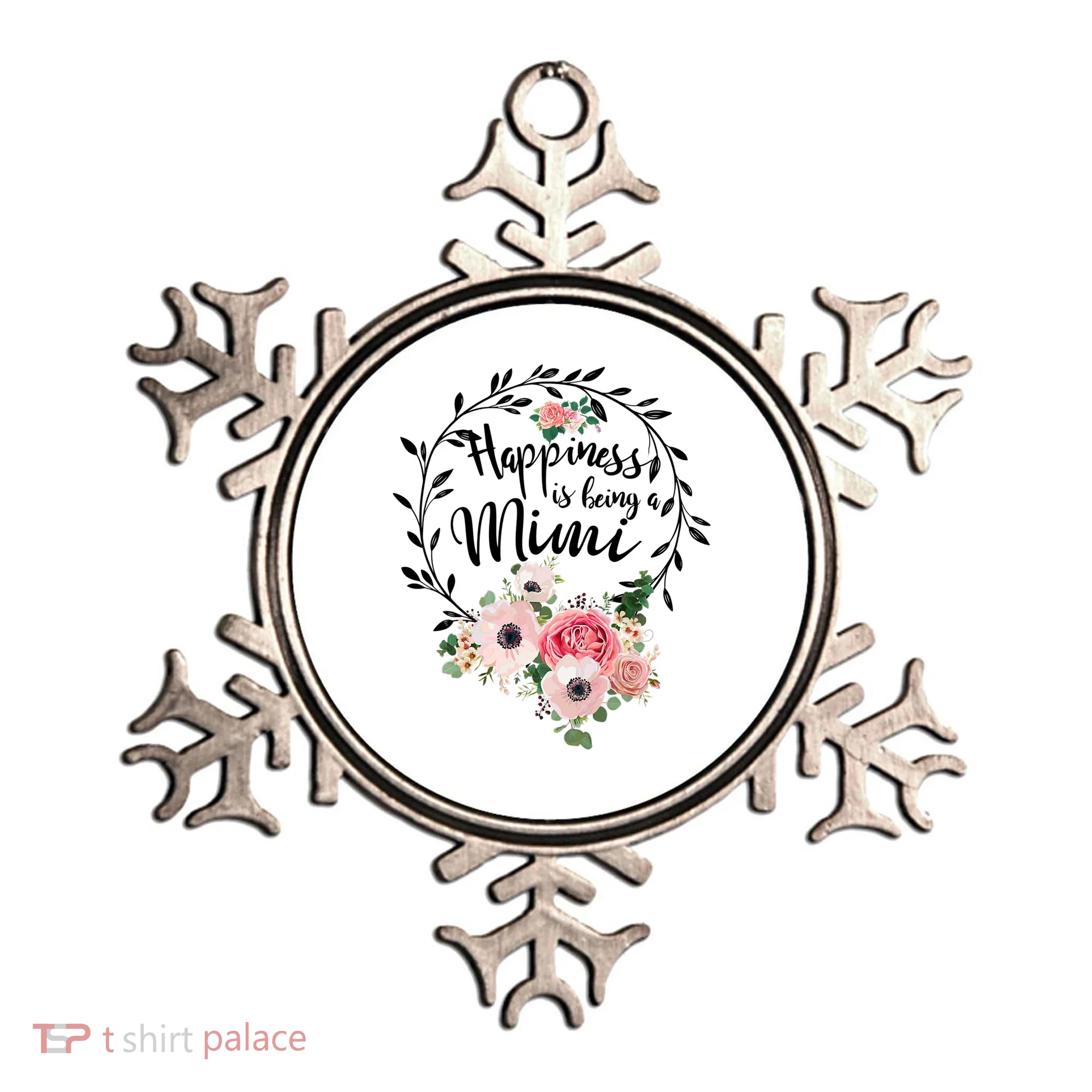 Happiness Is Being A Mimi Shirt Floral Ornament