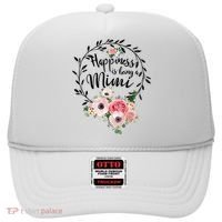 Happiness Is Being A Mimi Shirt Floral Hat thumb 0