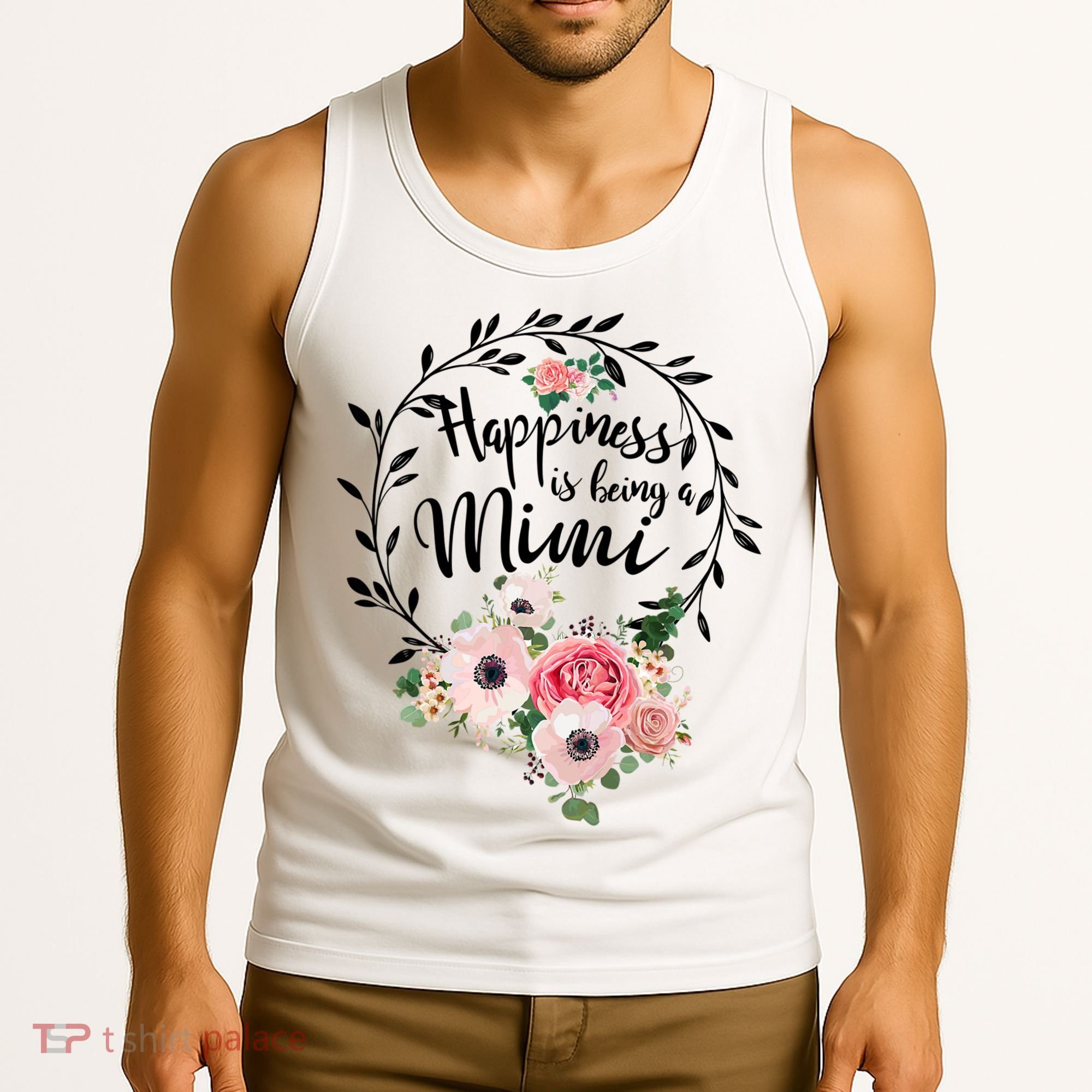 Happiness Is Being A Mimi Shirt Floral Tank Top