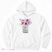 Happiness Is Being Gram Life Flower Art Gram MotherS Day Hoodie thumb 0