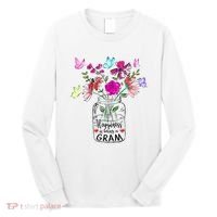 Happiness Is Being Gram Life Flower Art Gram MotherS Day Long Sleeve Shirt thumb 0