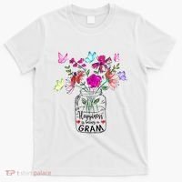Happiness Is Being Gram Life Flower Art Gram MotherS Day T-Shirt thumb 0