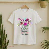 Happiness Is Being Gram Life Flower Art Gram MotherS Day T-Shirt thumb 2