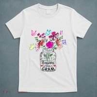 Happiness Is Being Gram Life Flower Art Gram MotherS Day T-Shirt thumb 5