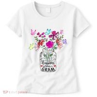 Happiness Is Being Gram Life Flower Art Gram MotherS Day Women's T-Shirt thumb 0