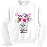 Happiness Is Being Gram Life Flower Art Gram MotherS Day Kids Sweatshirt thumb 0