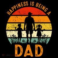 Happiness Is Being A Dad Father's Day Retro Sunset Coffee Mug thumb 5