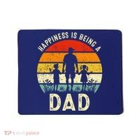 Happiness Is Being A Dad Father's Day Retro Sunset Mousepad thumb 0