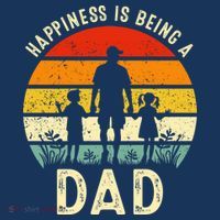 Happiness Is Being A Dad Father's Day Retro Sunset Mousepad thumb 1