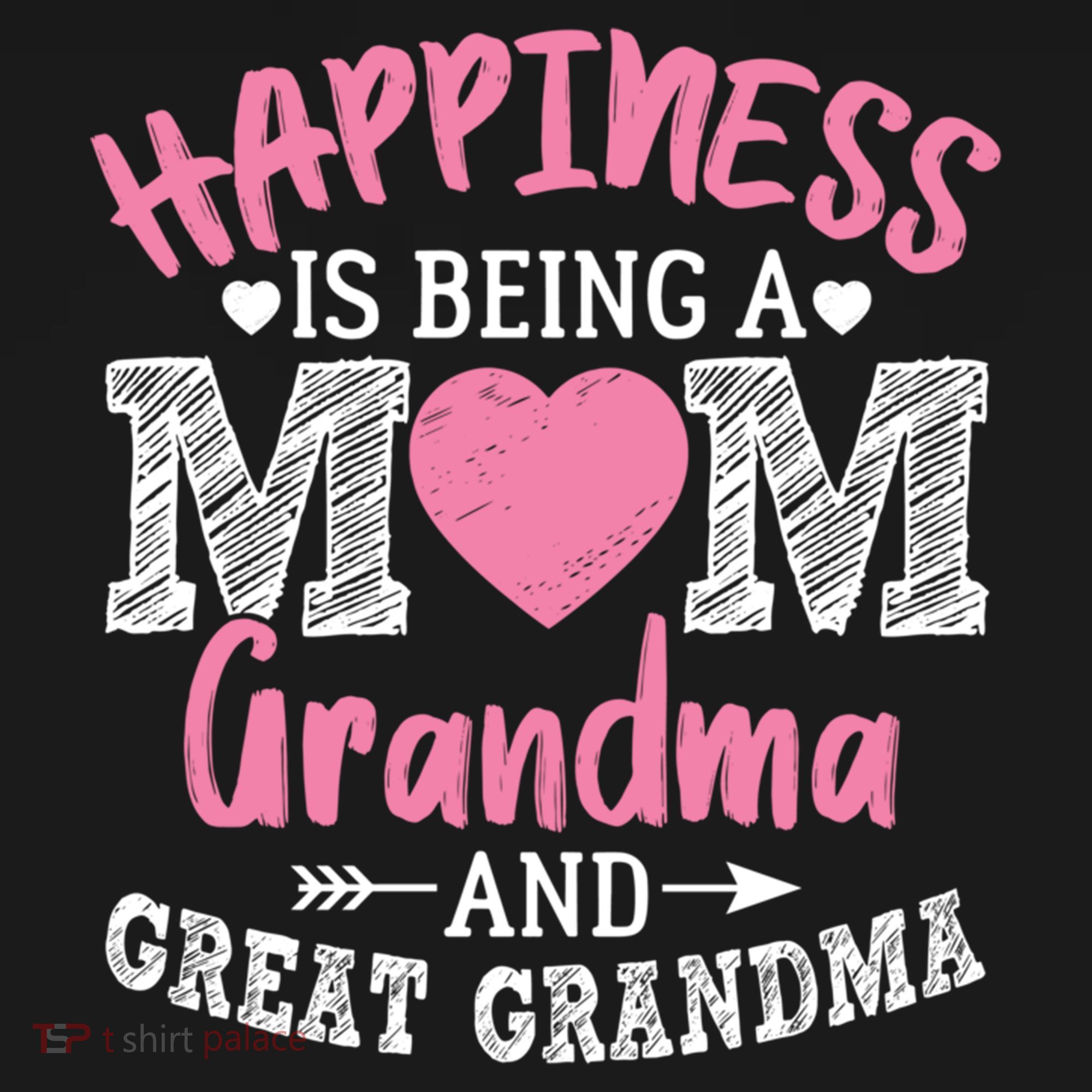 Happiness Is Being A Mom Grandma And Great Grandma Great Gift Bucket Hat