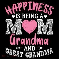 Happiness Is Being A Mom Grandma And Great Grandma Great Gift Coffee Mug thumb 5