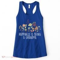 Happiness Is Being Grandma Wildflower Grandma MotherS Day Meaningful Gift Women's Tank Top thumb 0
